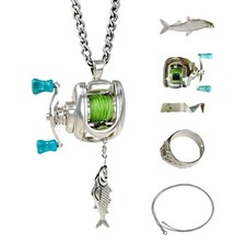 Fishing Reel Necklace Mini