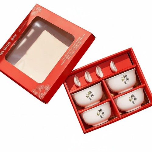 Ceramic tableware set - set,, red