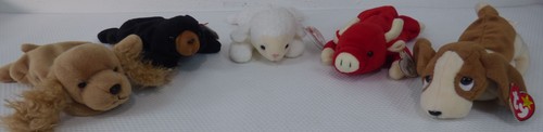 Beanie babies job lot x5 - lot, a