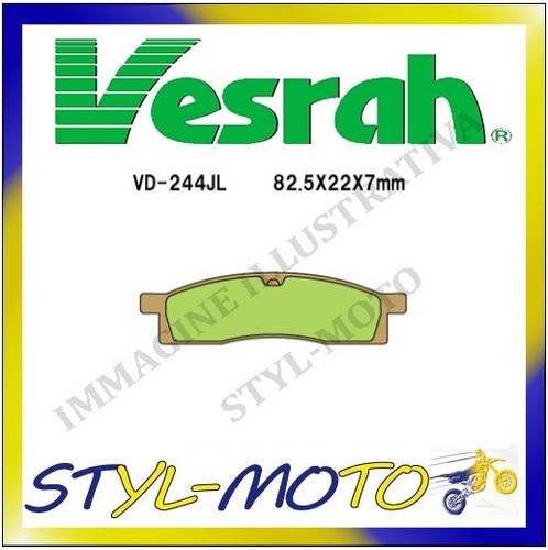244jl front sintered brake - sintered,