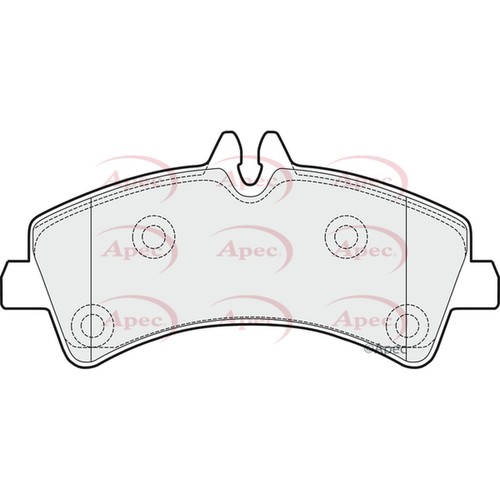 Brake pads set for - set, mercedes