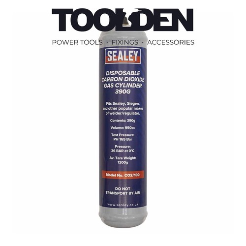 Sealey co2 100 gas - sealey, cylinder