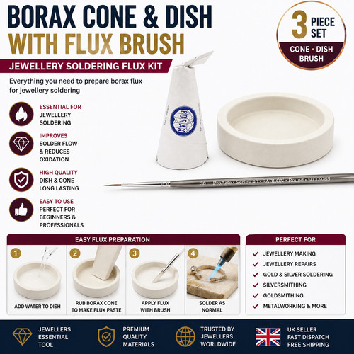 Jewellers borax cone dish - jewellers,