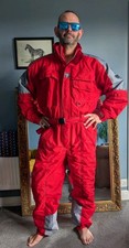 Cool Retro 90s Trespass Men's Size Large Red Coldheat Ski suit