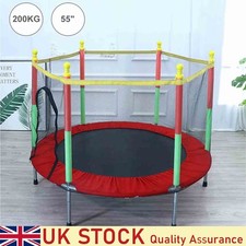 5FT Kid Trampoline With Safety