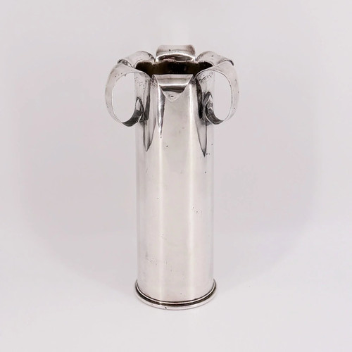 Vintage artillery shell silver - vintage,