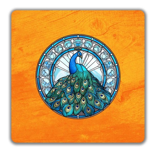 Peacock pack drinks - drinks, coasters