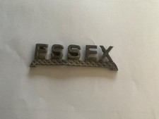 Vintage Metal ESSEX Badge poss Car Grille Badge