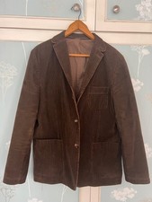 Mens Duffer of St Geirge brown corduroy jacket L