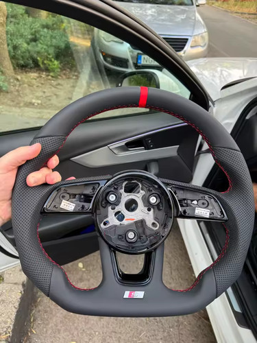 Audi steering wheel leather - wheel,,