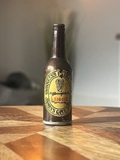 Rare Vintage Miniature GUINNESS  Beer Bottle Petrol Lighter 1930s Height 2.5"