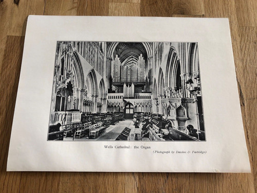 1941 print wells cathedral - 1941,
