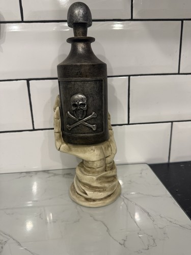 Poison bottle skeleton hand - poison,