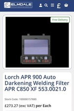 Lorch APR 900 Auto Darkening