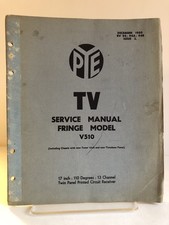Scarce pye service manual - tv,