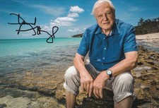 David Attenborough Hand Signed