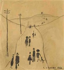 L S Lowry photo A3 easter