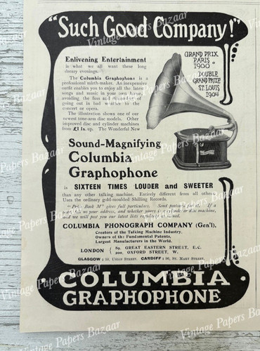 Columbia graphophone music - columbia,