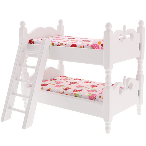 Miniature doll house - house, bunk