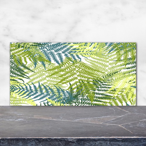 Tulup kitchen glass splashback - glass,