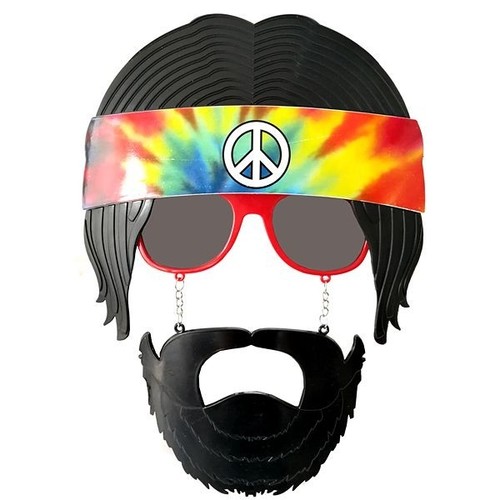 Hippie sunglasses with - sunglasses,