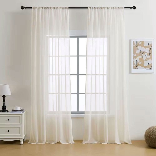 Pair panels elegant - pair, voile