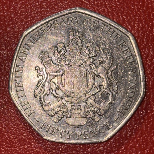 2017 50p fifty pence - 50p,