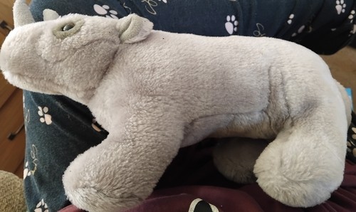 Rhino plush animal soft - 10",