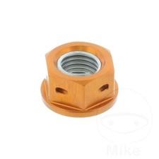 Sprocket nut m10x1 25mm alu - sprocket,
