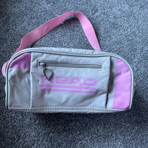 Vintage head bag faux - head, leather