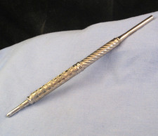 ANTIQUE VICTORIAN IVY LEAF & SPIRAL DESIGN LONG DESK PENCIL WRITING DESKTOP 1900