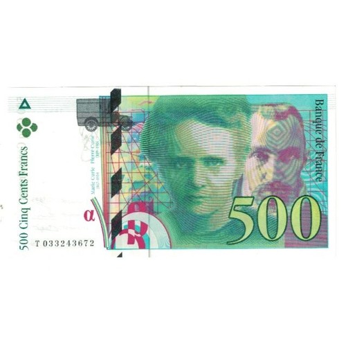 France 500 francs pierre et - france,,