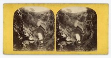 Victorian Stereoview 1800s Watermouth Caves Watermouth Cove, Ilfracombe Devon