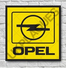 OPEL 2FT GARAGE WALL SIGN PLAQUE WORKSHOP MAN CAVE  AUTOMOBILIA VAUXHALL MANTA