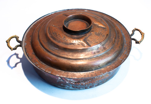 Copper primitive hand - primitive, crafted