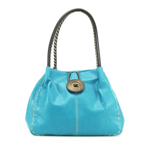 Women button shoulder bag - button,