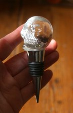 Crystal Skull Bottle Stopper