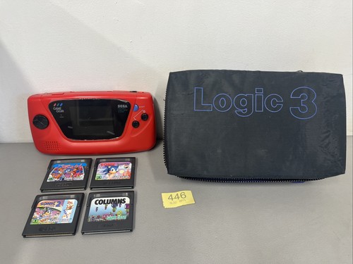 Sega game gear console - game,
