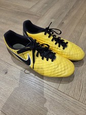 Nike Magista Opus II FG Mens Football Boots Yellow Black Size 7 UK