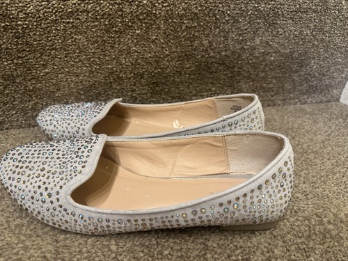 Shiny glittery grey shoes - glittery, from