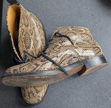 Russell And Bromley- Fake Snake Skin Men's Shoes (Size 7.5)