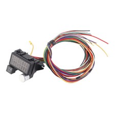 Universal Fuse Wire Harness Kit 8 Circuit Wiring Supplies Fit For Muscle Car Hot