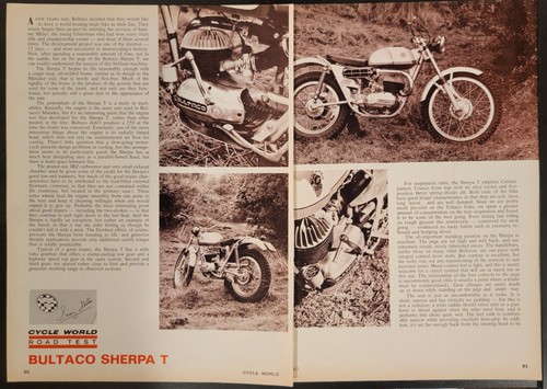 1967 bultaco sherpa - bultaco,