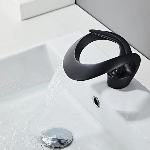 Waterfall basin mixer tap - waterfall,