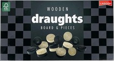 Lagoon Draughts Wooden Board