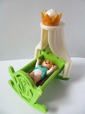 Playmobil Baby & rocking crib New palace/Victorian dollshouse furniture & figure