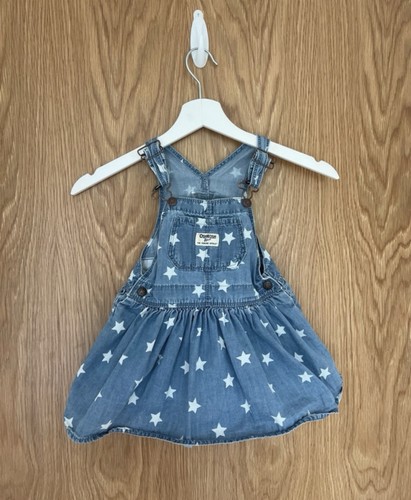 Oshkosh girls denim dungarees - denim,