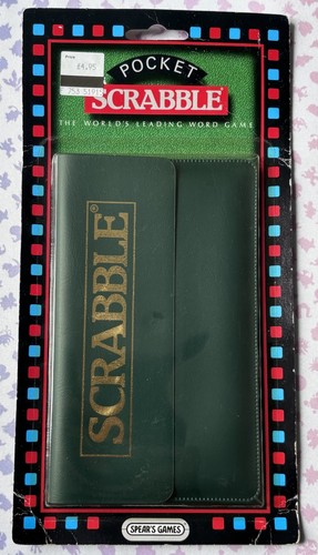 Vintage pocket scrabble - vintage,