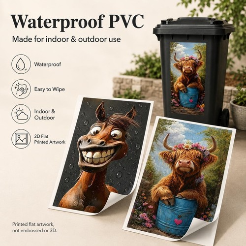 Creative trash can sticker - trash,