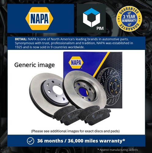Vented brake discs and pads - vented,